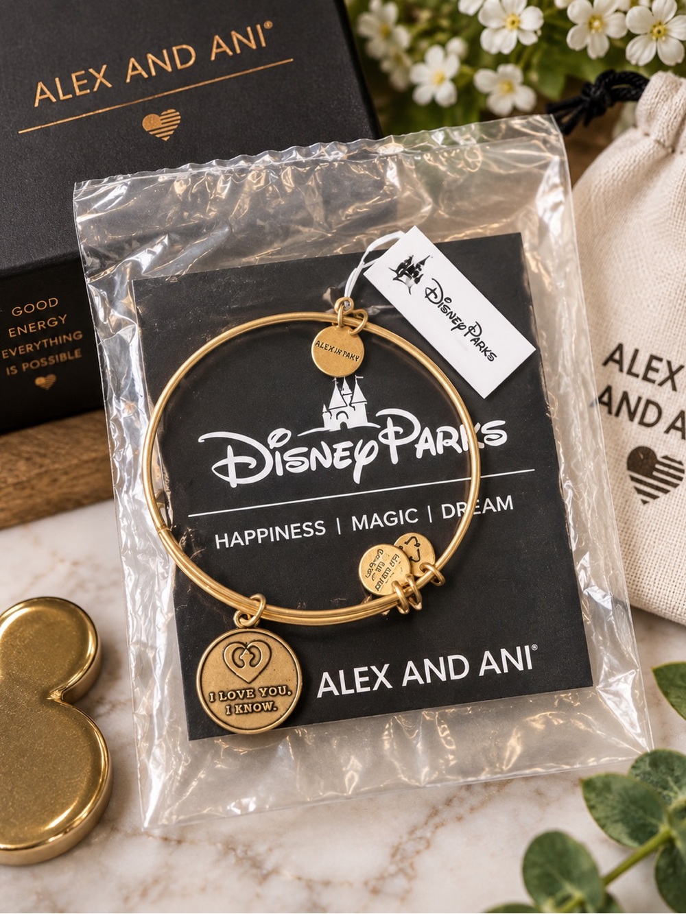 β¨ NWT Disney Parks x Alex and Ani Star Wars βI Love You. I Know.β Bracelet